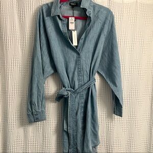 Express Blue Denim Dress
